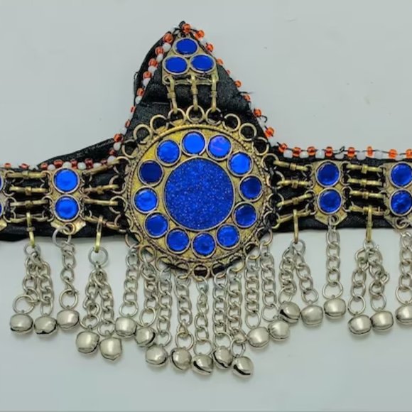 Handmade Ethnic Headpiece, Hair jewelry, Afghan Kuchi Headpiece Matha Patti, main image 8
